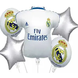 Набір фольгованих куль "Real-Madrid" 5 шт декоративні для свят