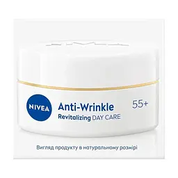 Крем для обличчя Nivea Anti-Wrinkle + Revitalising Day Cream 55+ 50 мл (5900017103181) - мініатюра 3