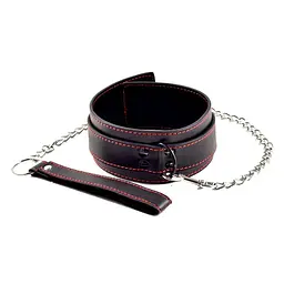 Нашийник з повідцем Lovetoy Collar And Leash Set (чорний)