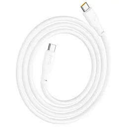 Кабель HOCO X93 240W USB-C — USB-C 2 метра белый - миниатюра 2