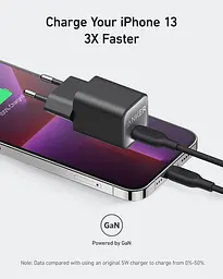 Мережевий зарядний пристрій PowerPort 511 Nano III - 30W USB-C White Anker teh0022016 - мініатюра 3