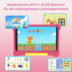 Планшет 7" Smart Life TK707 2+3/32Gb 4 ядра Android 13 2500 mAh Pink - мініатюра 4