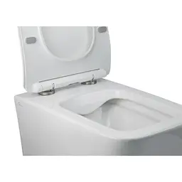 Унітаз підвісний Qtap Crow безободковий з сидінням Soft-close QT05335170W - мініатюра 3