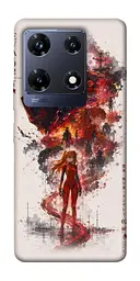 TPU чохол Demsky Red eclipse для Infinix Note 30 Pro