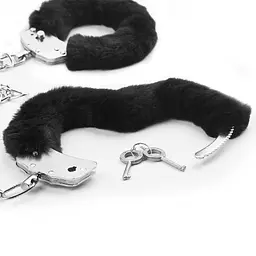 Поножі - Fetish Pleasure Fluffy Leg Cuffs - мініатюра 2