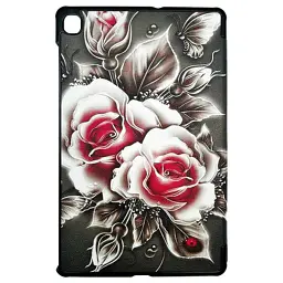 Чохол до планшета BeCover Smart Case Samsung Tab S6 Lite (2024) 10.4" P620/P625/P627 Black Rose (711286) - мініатюра 2