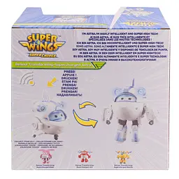 Ігрова фігурка-трансформер Super Wings Supercharge Lights and Sounds Астра (EU740433) - мініатюра 5