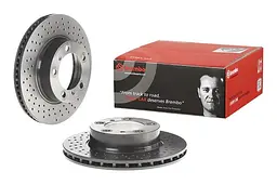Диск гальмівний вентильований Porsche Cayman I, Boxster 04-13р Brembo (09.C879.11)