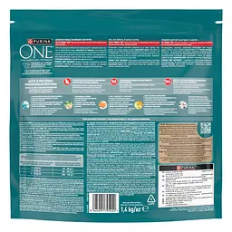 Сухий корм для дорослих стерилізованих котів Purina One Sterilcat Bifensis з високим вмістом лосося 1.4 кг - мініатюра 3