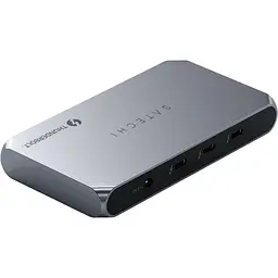 Адаптер Satechi Thunderbolt 4 Slim Pro Space Gray (ST-HT4SHM-EU) - мініатюра 2