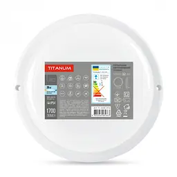 Світильник світлодіодний Titanum LED 20W 6500K вологозахищений круглий (TL-BHR-206) - мініатюра 2