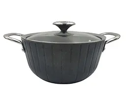 Каструля O.M.S. Collection 3118-28 см 6.2 л Black - мініатюра 3