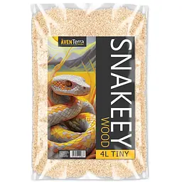 Натуральна деревна підстилка Aventerra Sweden SNAKEEY Wood Tiny 4 л для гризунів і змій - мініатюра 10