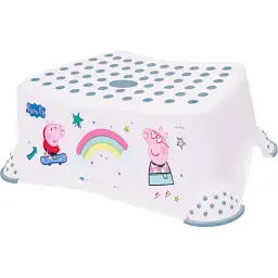 Подставка-ступенька для ванной Keeeper Peppa the pig белая (18431)