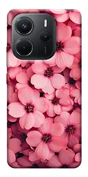 Чохол Demsky Pink flowers для Xiaomi Redmi Note 14 4G (Int. version)