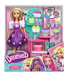 Ігровий набір Dreameez Флорист 30 см з лялькою та садовими інструментами, різнокольоровий