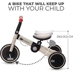 Триколісний велосипед 3 в 1 Kinderkraft 4Trike Silver Grey сірий KR4TRI22GRY0000 (00-00305179) - мініатюра 16