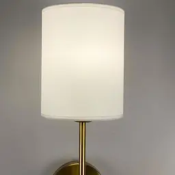 Класичне настінне бра з тканинним абажуром Line F W 1827/1 - мініатюра 2