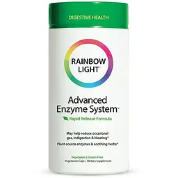 Система ферментів Rainbow Light Advanced Enzyme System Rapid Release Formula 180 вегетаріанських капсул
