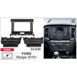 Перехідна рамка Ford Ranger Carav 22-626 - мініатюра 3