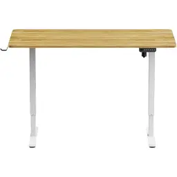 Комп'ютерний ігровий стіл Officepro ODE1470LWW Light Wood/White [148344] - мініатюра 2