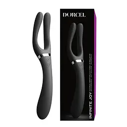 Гнучкий універсальний вібратор Dorcel Infinite Joy 28.2 см чорний - мініатюра 10