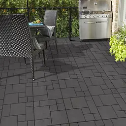 Покриття для підлоги MultyHome Mosaic декоративне рифлене 30х30 см 6 шт. сіре (211856) - мініатюра 6