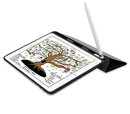 Чохол для планшета Apple iPad 9.7" 2017 / 2018 (A1822, A1823, A1893, A1954) Stylus TPU Black - мініатюра 2