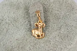 Кулон зодіак Xuping Jewelry овен 1,2 см золотистий