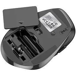 Миша бездротова HOCO GM24 Mystic six-button dual-mode BT та 2.4G чорна - мініатюра 6