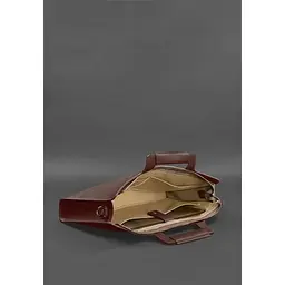 Сумка для ноутбука та документів BlankNote Жіноча шкіряна 15 Burgundy (BN-BAG-36-vin) - мініатюра 6