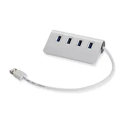 USB-хаб XON SmartHub Pro 4хUSB3.0 Сірий (UHAPM040043G 4996) - мініатюра 2