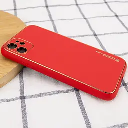 Шкіряний чохол Xshield для Apple iPhone 11 6.1" Червоний / Red - мініатюра 2