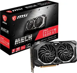 Відеокарта MSI AMD Radeon RX 5600 XT MECH (RX 5600 XT MECH) (GDDR6, 192 bit, PCI-E v4.0 x16) Б/в - мініатюра 3