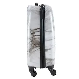 Валіза мала для ручної поклажі Semi Line 20 дюймів (S) дюймів (S) Polycarbonate/ABS-Plastic White Marble (T5731-1) - мініатюра 3