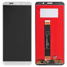 Дисплей для Huawei Honor 7A 5,45", Honor 7s, Honor Play 7, Y5 (2018), Y5 Prime (2018), білий, без логотипу, без рамки, ., (DUA-L22)