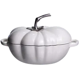 Каструля чавунна емальована Iron Tomato 2,5 л, білий Yongkang HP-FLG-20 BEIGE