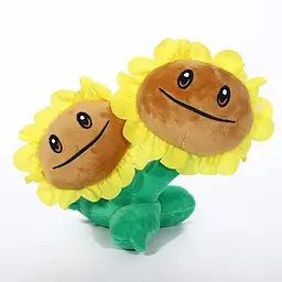 М'яка іграшка Подвійний Соняшник Рослини проти зомбі Plants vs Zombies 20 см - мініатюра 2