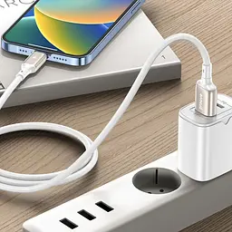 Кабель Proove Flex Metal USB to Lightning 2.4A (1m) white (CCFM20001102) - мініатюра 3