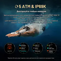 Годинник наручний чоловічий TANK T3 Silver Kospet acs0029759 - мініатюра 8