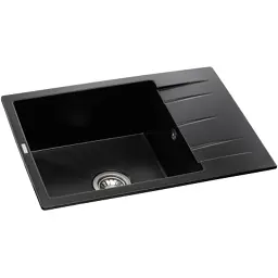 Мийка кухонна GRANADO LINARES black shine (gr0801) - мініатюра 2