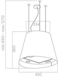 Витяжка Elica JUNO BL/F/50 - мініатюра 5