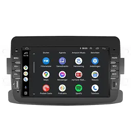 Автомобільне радіо Dacia Android 13 | Підходить для Dacia Duster, Dokker, Logan, Lodgy, Sandero (2012-2020) | CarPlay та Android - мініатюра 2