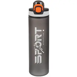 Пляшка для води спортивна Laprida SPORT LIFE 700 мл сіра (67-2748)