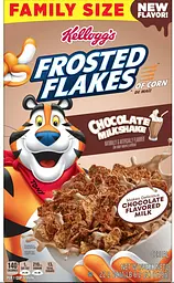 Сухий сніданок Kellogg's Frosted Flakes Chocolate Milkshake Family Size, 629г