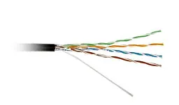 Кабель для зовнішньої прокладки Atcom Standard FTP, 4 x 2 x 0.5мм, ССА, CAT5e, 305м (20799)