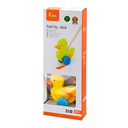 Дерев'яна каталка Viga Toys Каченя (50961) - мініатюра 3