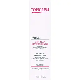 Крем для контуру навколо очей Topicrem Hydra+ Radiance Eye Contour 15 мл - мініатюра 3
