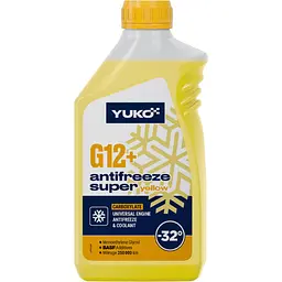 Антифриз YUKO Super G12+ жовтий -32°C 1л 4823110404447