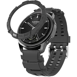 Безель Sikai для смартгодинника Xiaomi Watch S3 Black Sport
